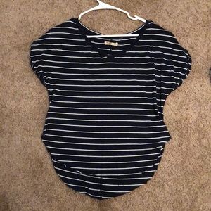 Hollister scoop neck high-low tee
